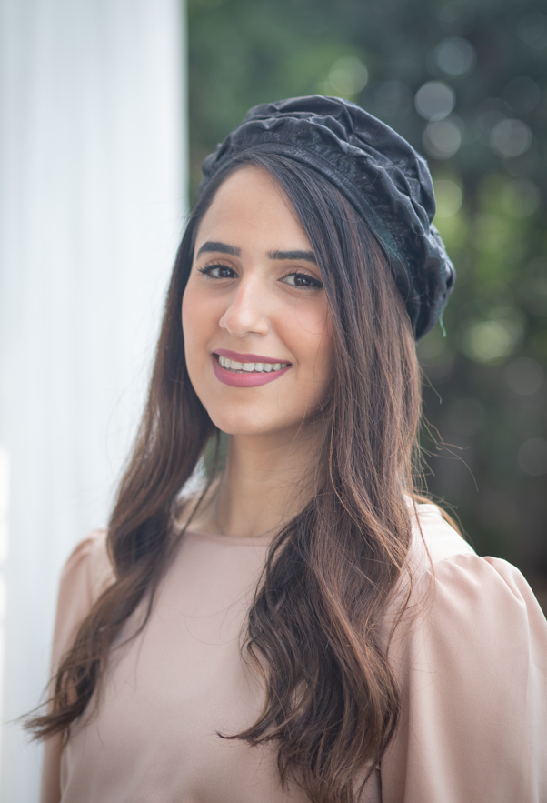 ברט פליסה שחור עם הברקה כסף